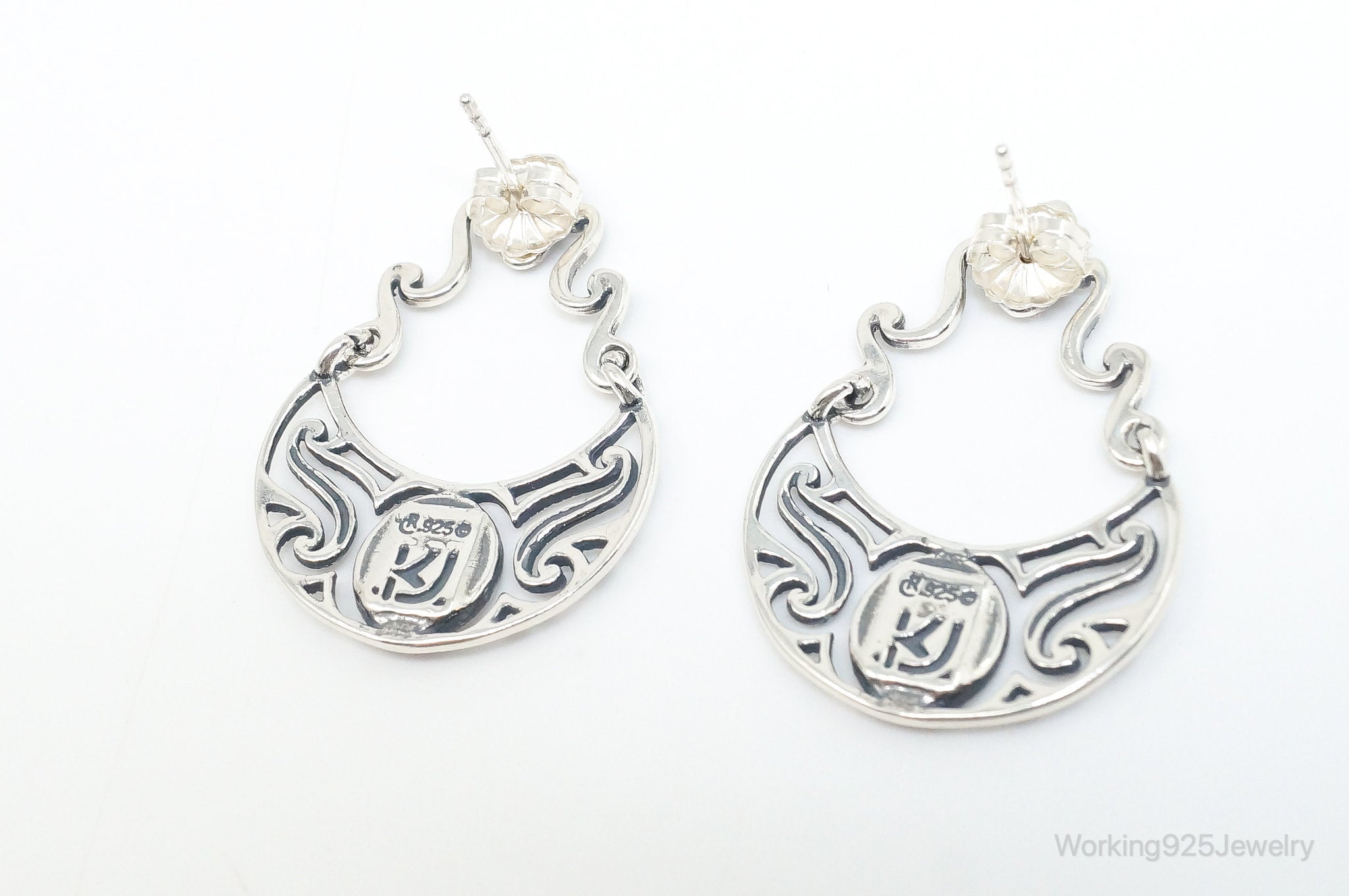 Native Designer Carolyn Pollack Relios Sterling Silver Earrings