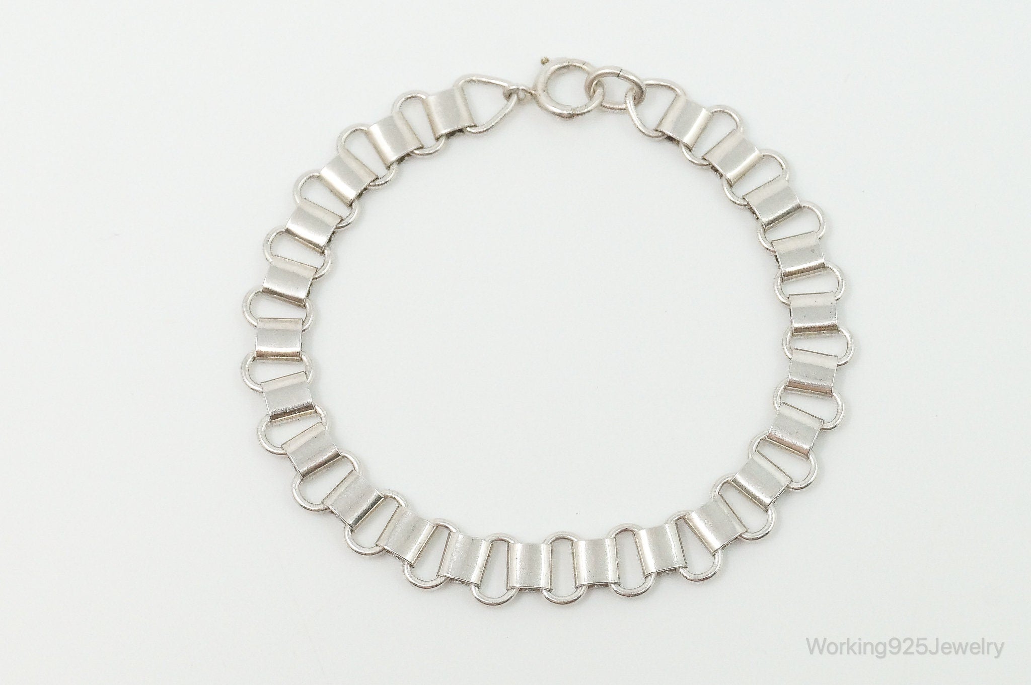 Antique Sterling Silver Chain Bracelet