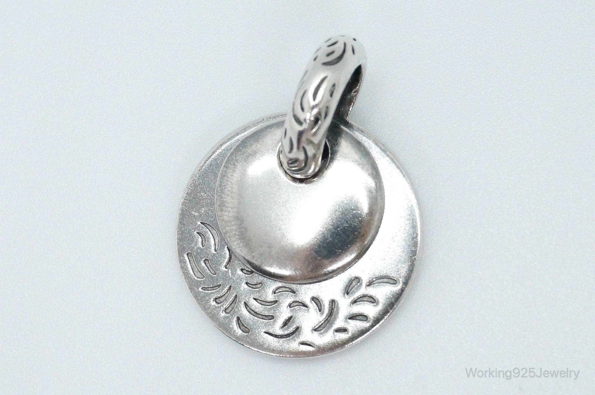 Designer Silpada Discs Sterling Silver Pendant