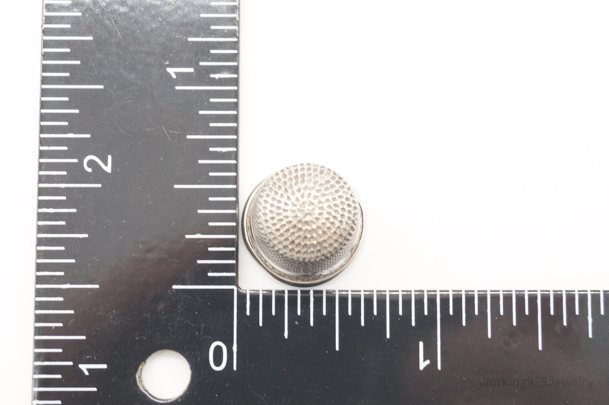 Antique Dome Sterling Silver Thimble