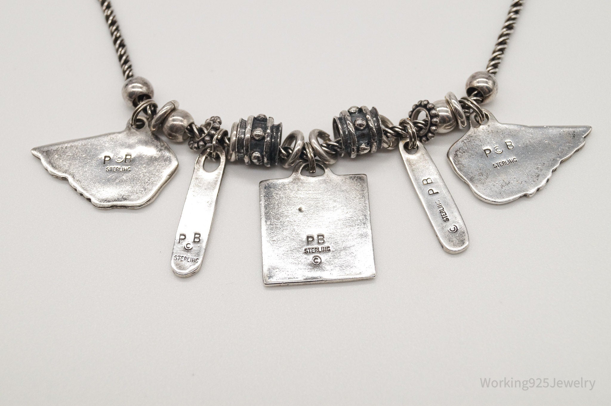 Designer PB "Lucky Dream" Sterling Silver Necklace