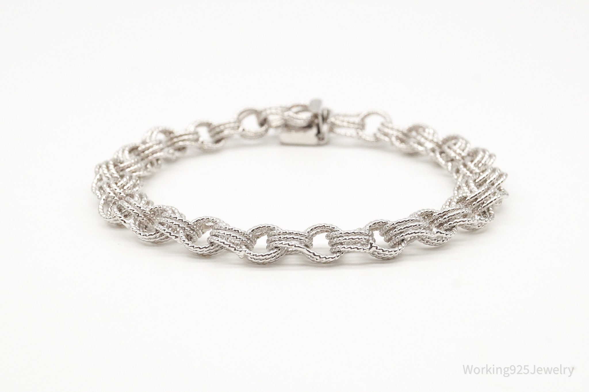 Antique Sterling Silver Chainlink Bracelet