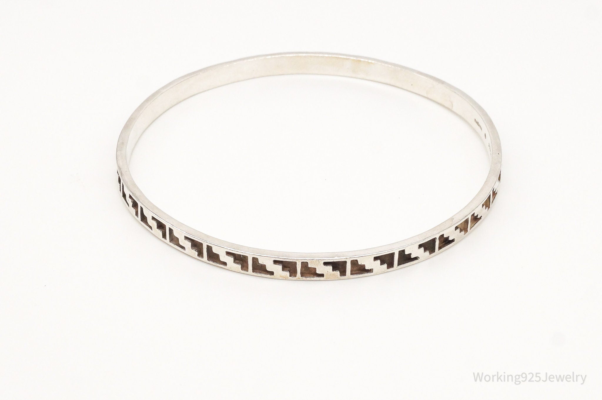 Vintage Designer Kabana Sterling Silver Bracelet