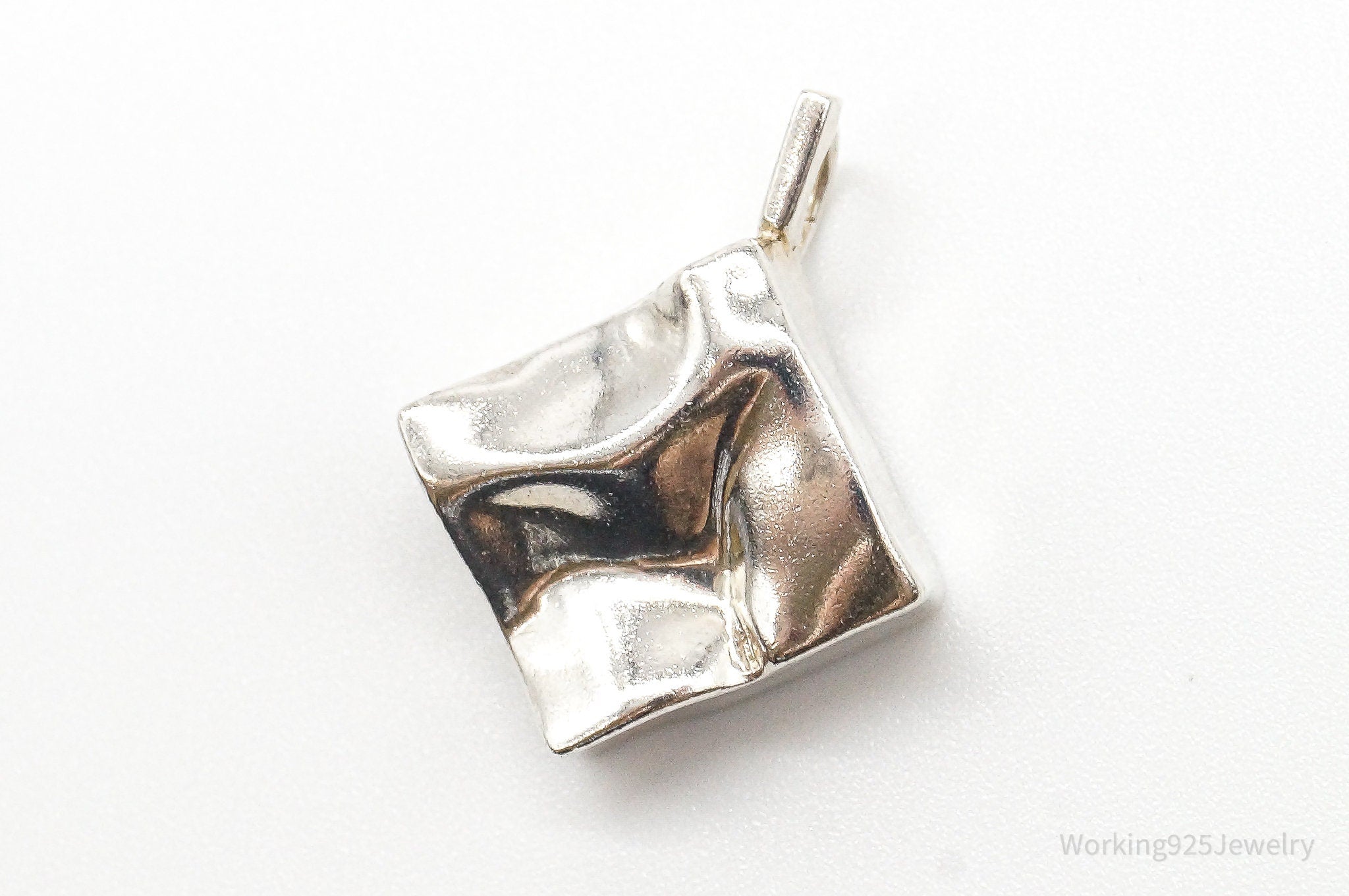 Vintage Galla Modernist Silver Pendant