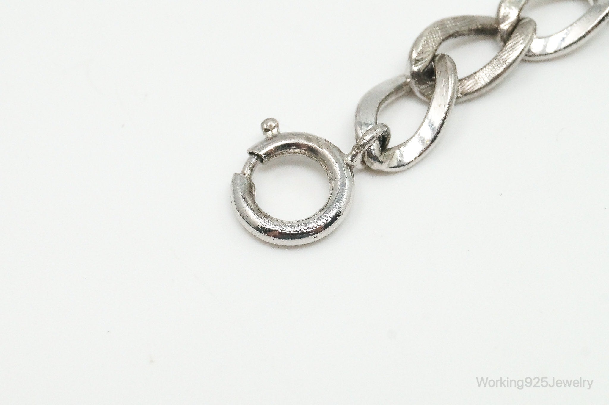 Antique Sterling Silver Chain Bracelet