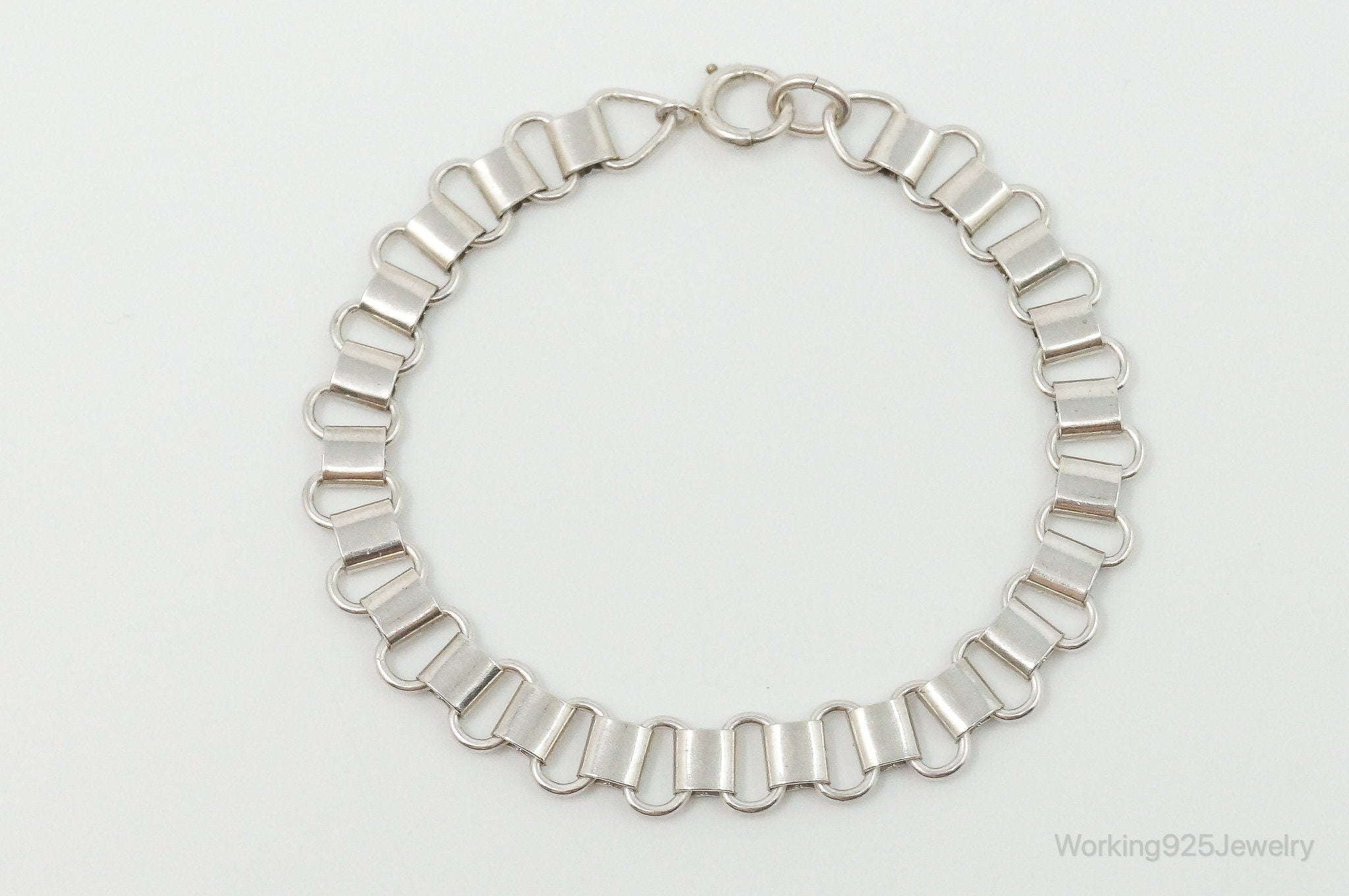 Antique Sterling Silver Chain Bracelet