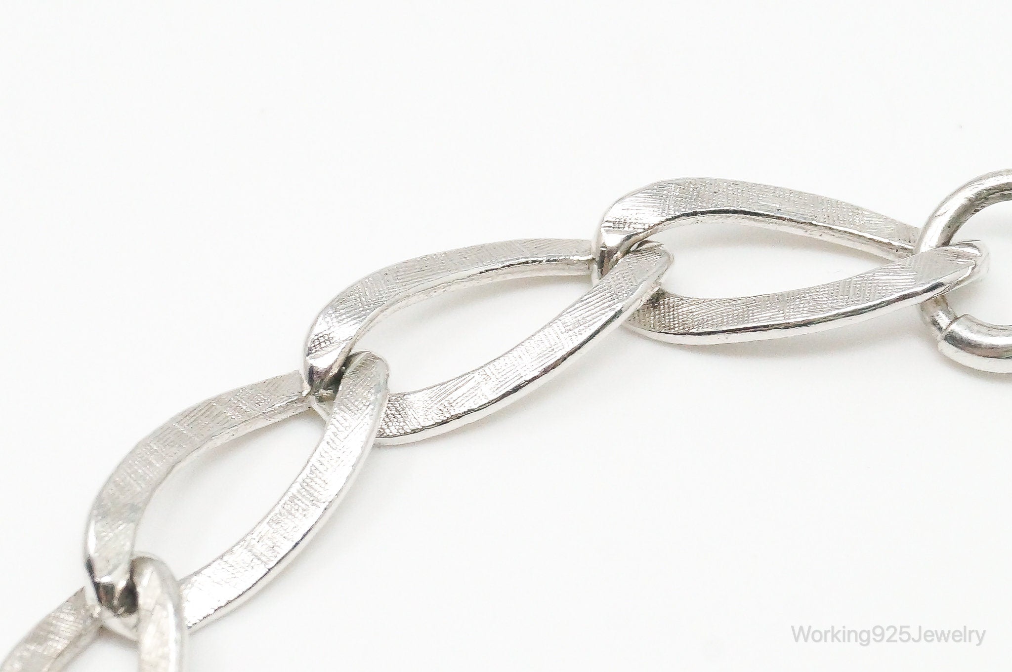 Antique Sterling Silver Chain Link Bracelet