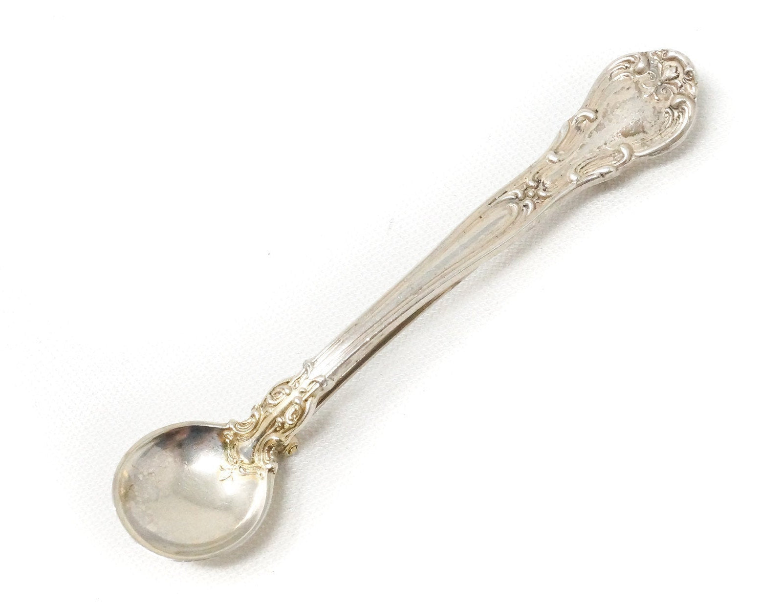 Antique GORHAM Eloquence Floral Spoon Sterling Silver Brooch Pin