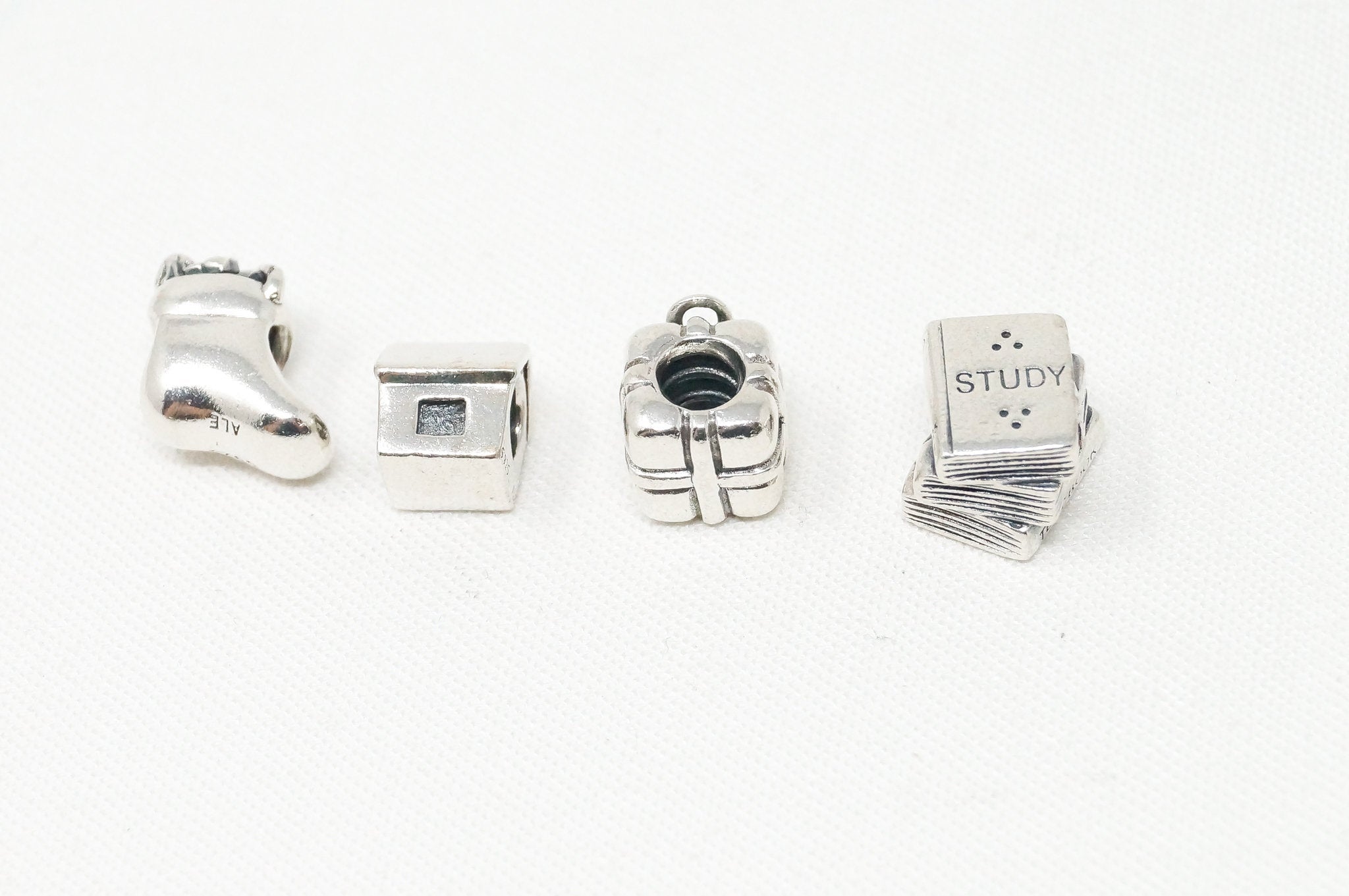 Vintage Designer Pandora ALE Sterling Silver Charms Lot