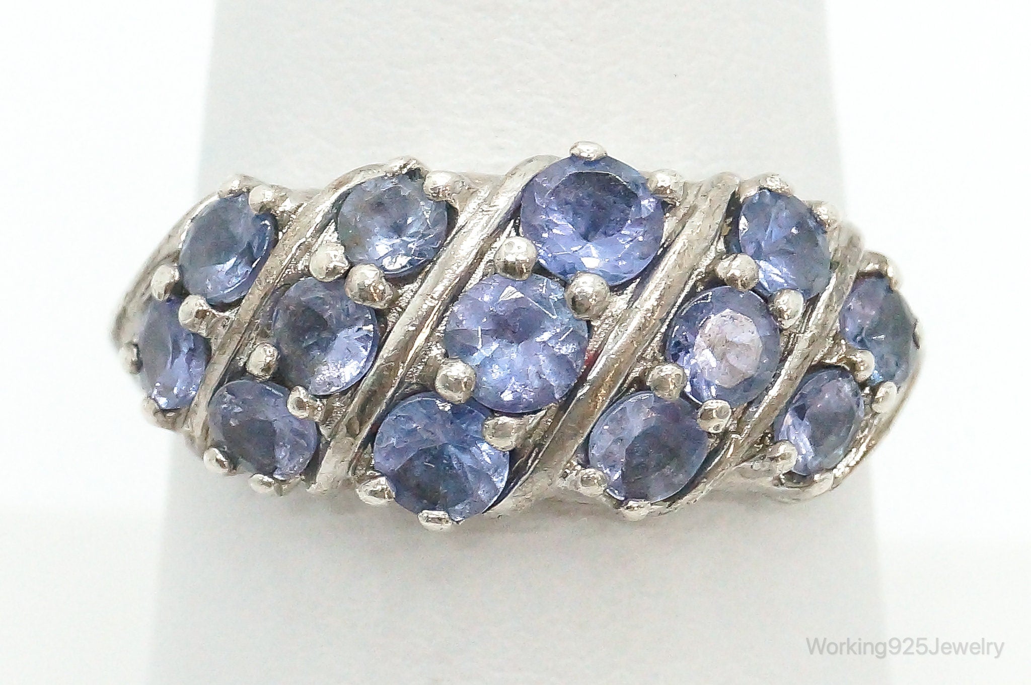 Vintage Iolite Sterling Silver Ring - Size 8