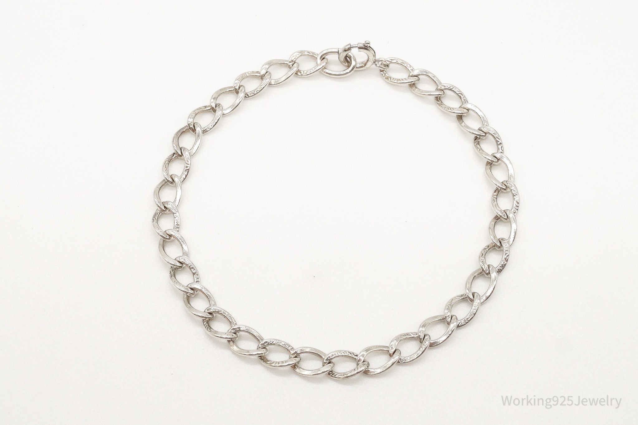 Antique Sterling Silver Chainlink Bracelet