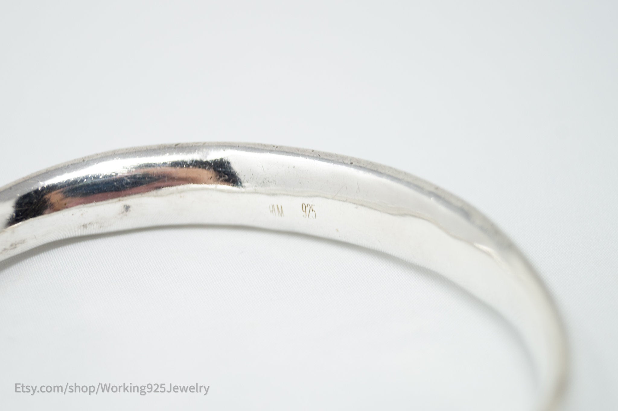 Vintage Designer Robert Lee Morris RLM Modernist Sterling Silver Bracelet