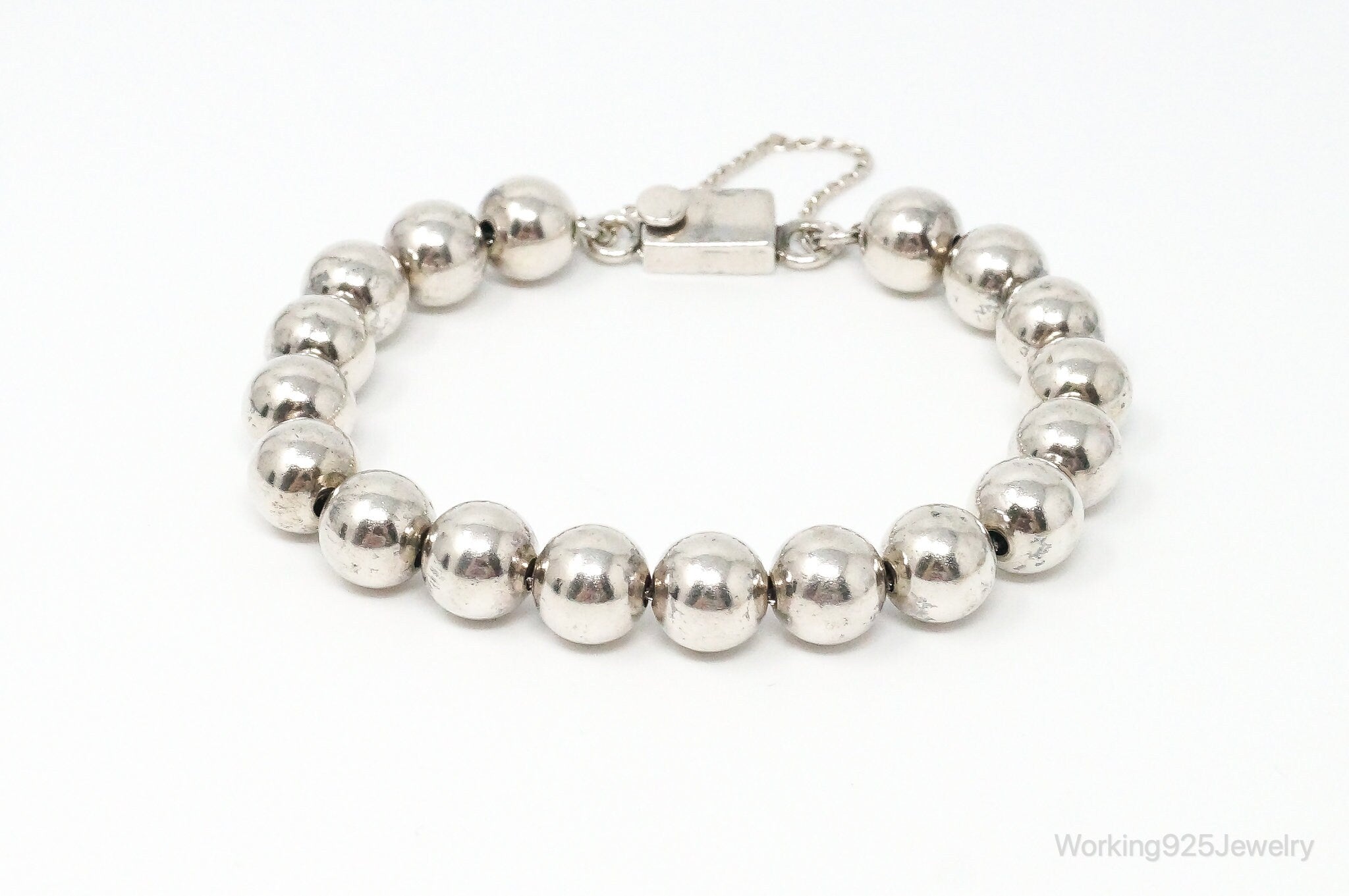 Designer Silpada Beaded Sterling Silver Bracelet