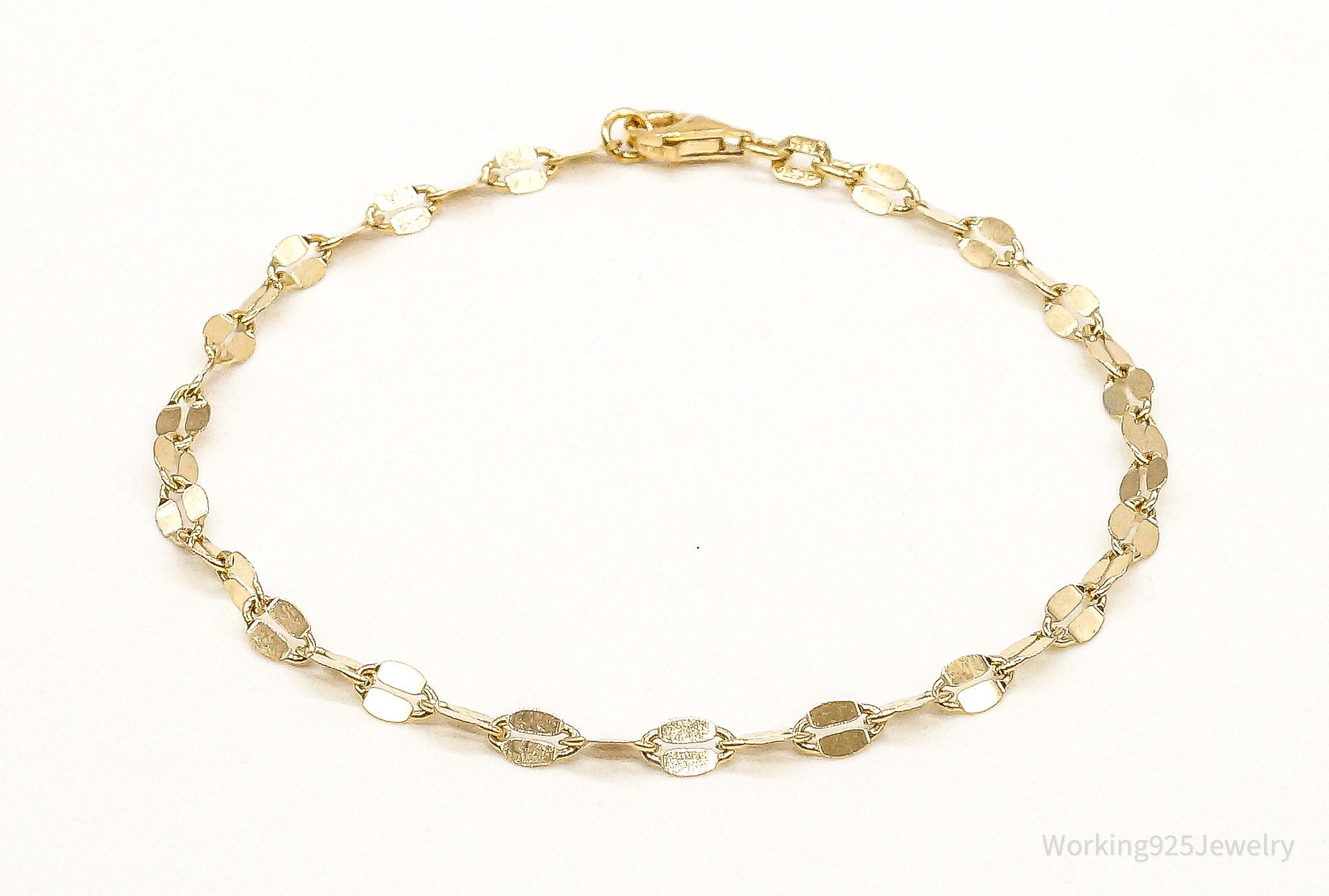 Vintage Italian Designer LIRM Gold Vermeil Sterling Silver Bracelet