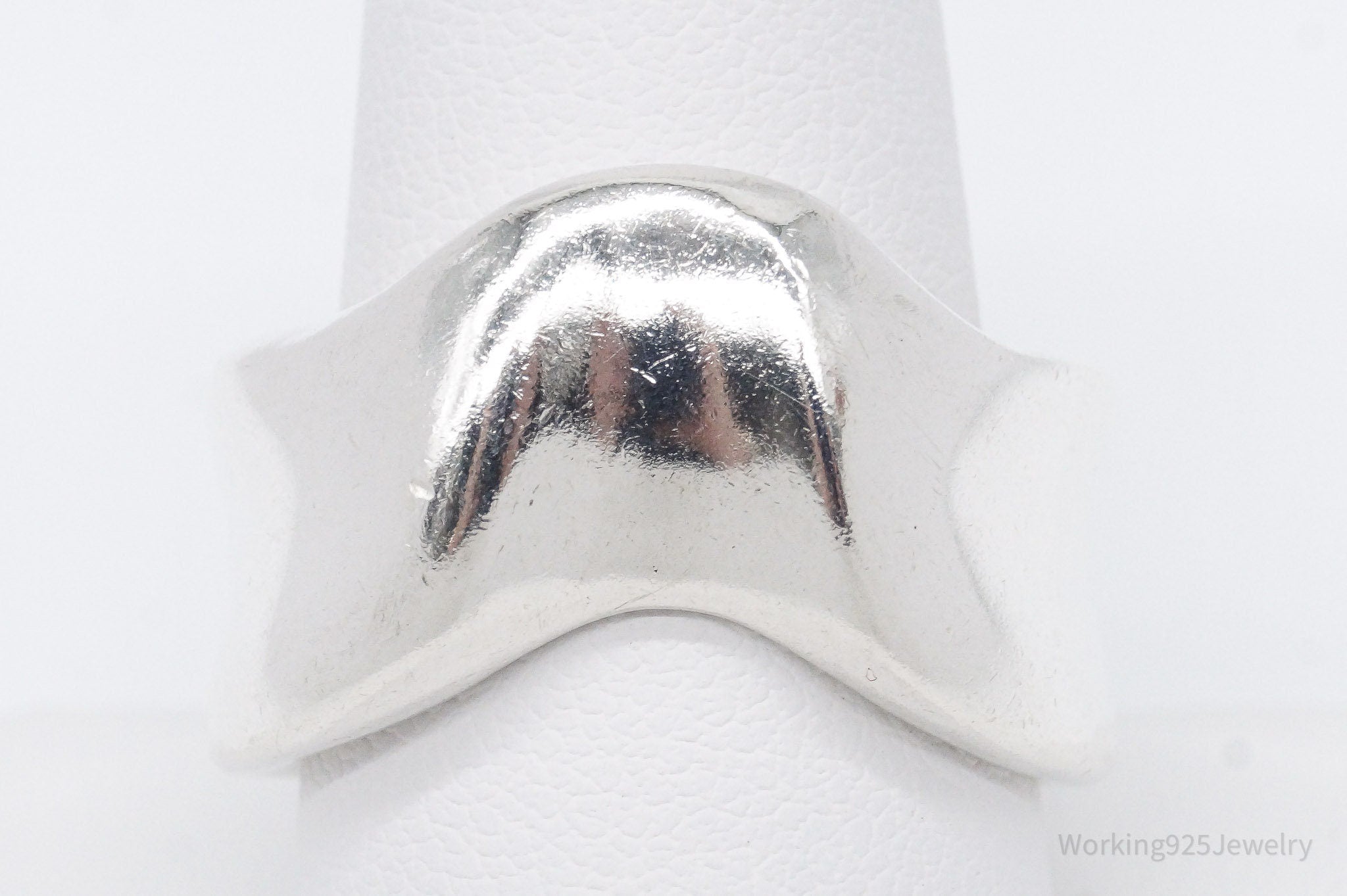 Vintage Designer Robert Lee Morris Sterling Silver Ring - Size 9.5