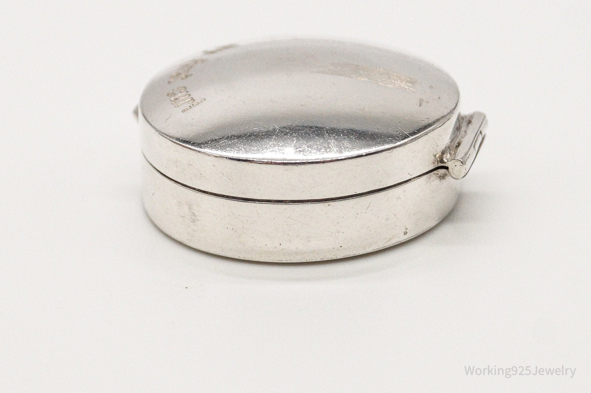 Vintage Douglas Pell My First Curl Sterling Silver Box