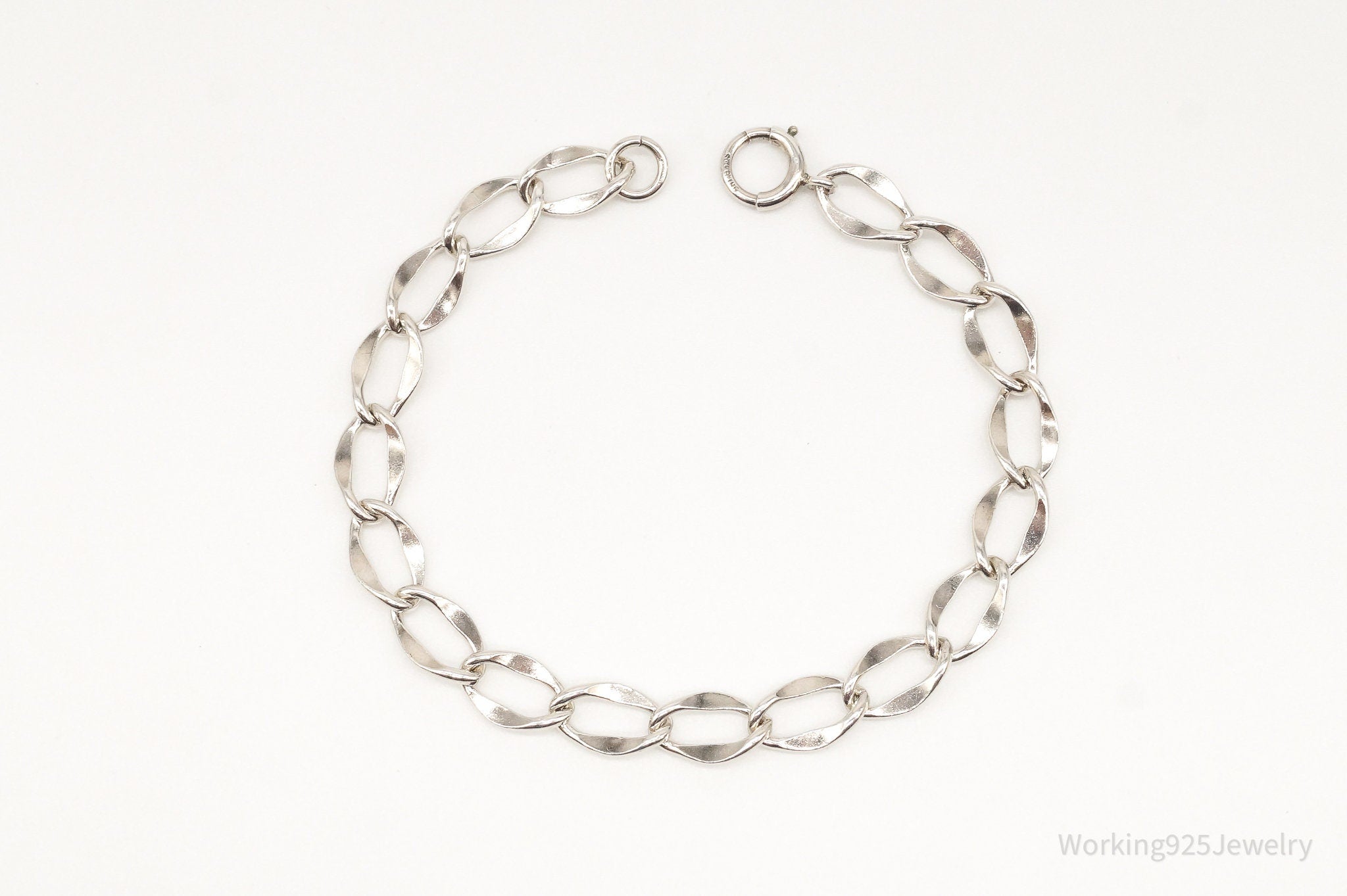 Antique Sterling Silver Chainlink Bracelet