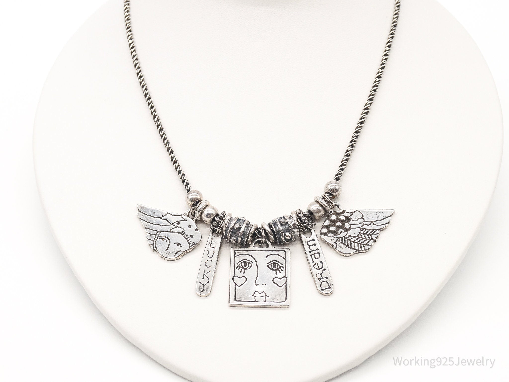 Designer PB "Lucky Dream" Sterling Silver Necklace