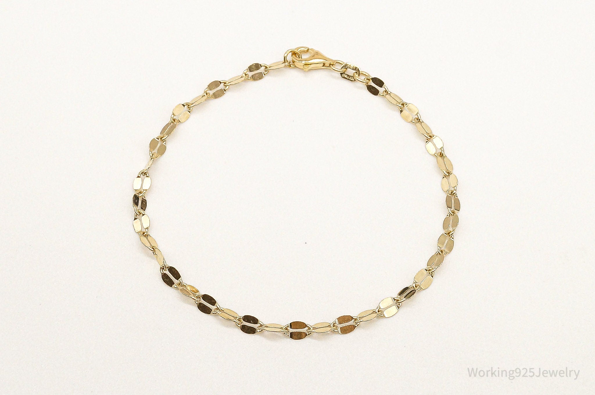 Vintage Italian Designer LIRM Gold Vermeil Sterling Silver Bracelet