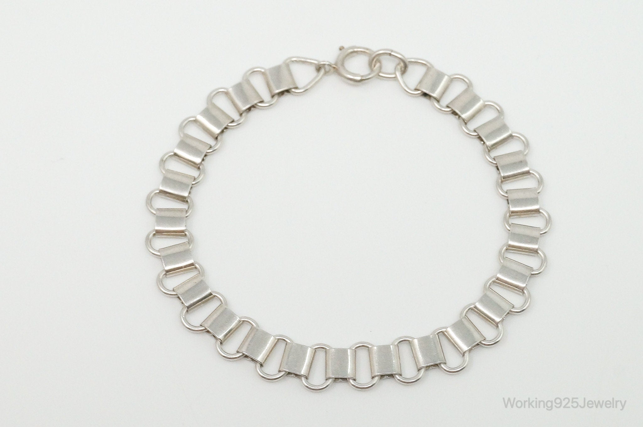 Antique Sterling Silver Chain Bracelet