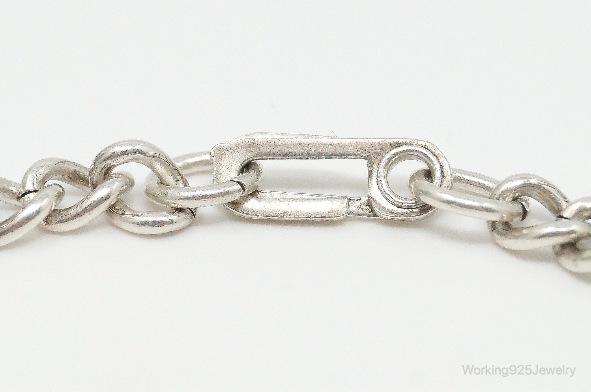 Antique Sterling Silver Chain Bracelet