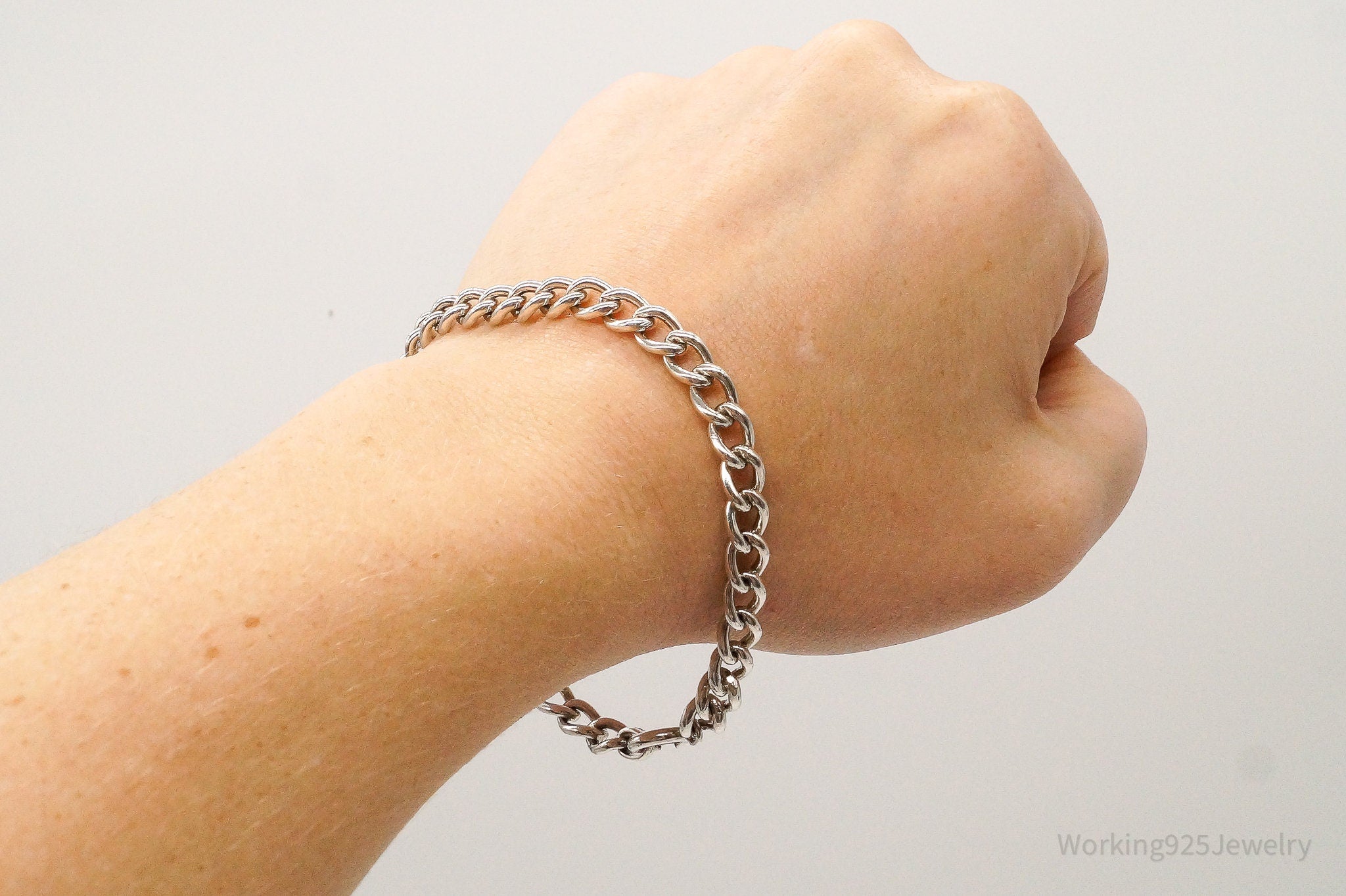 Vintage 835 Silver Link Bracelet