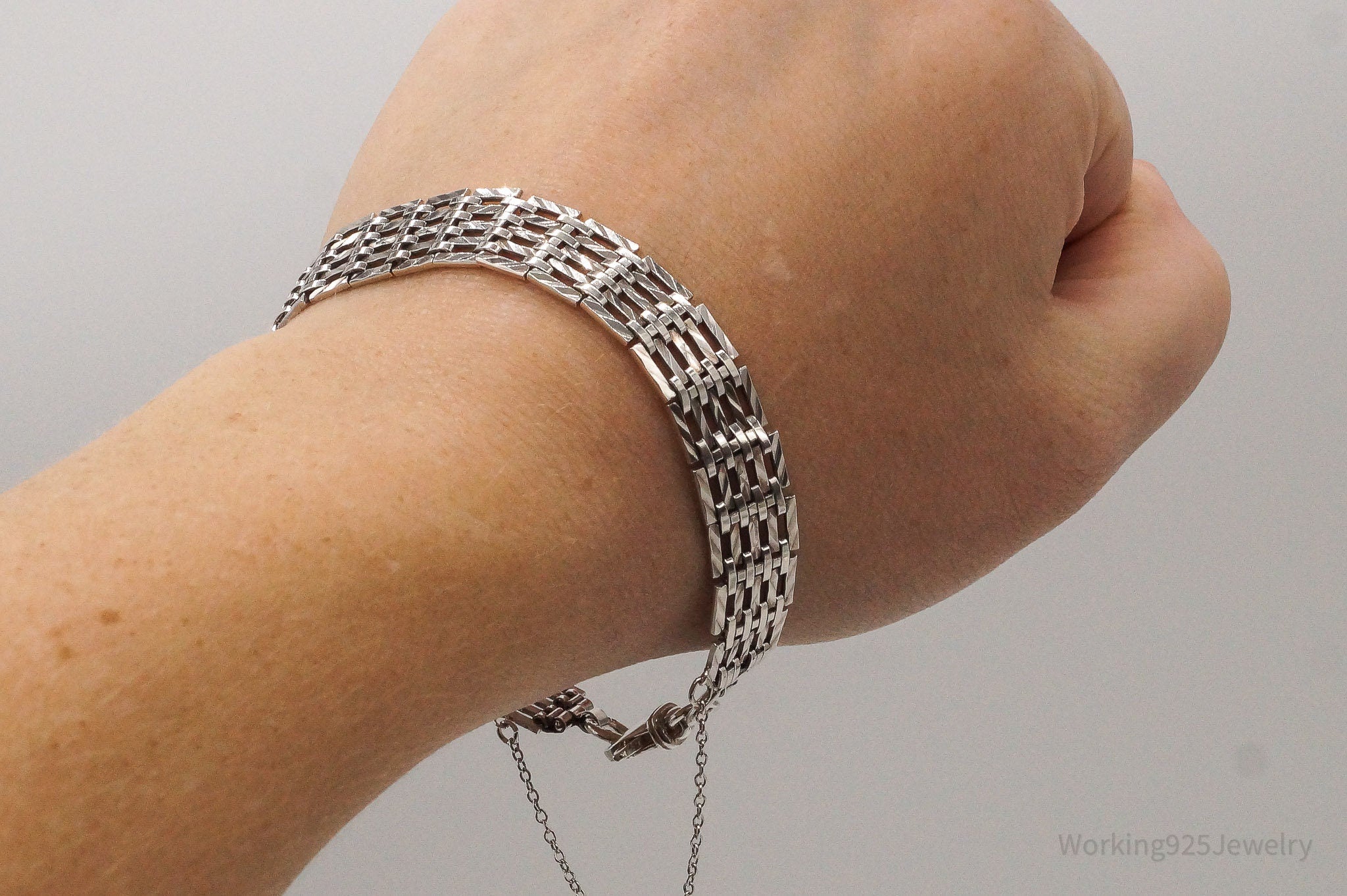 Vintage Birmingham Sterling Silver Bracelet