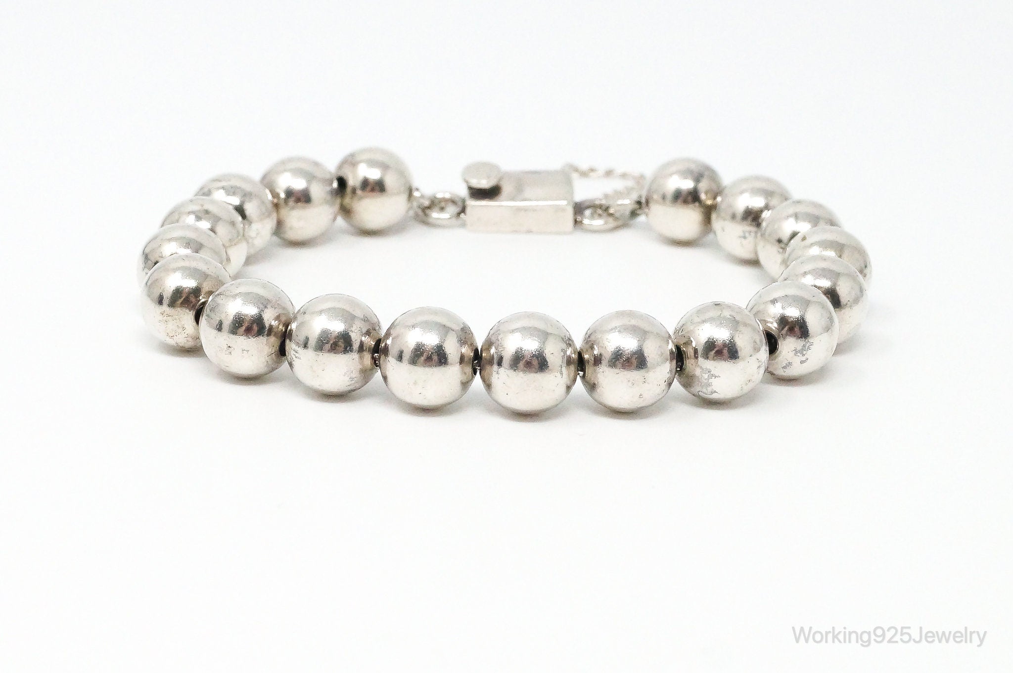 Designer Silpada Beaded Sterling Silver Bracelet