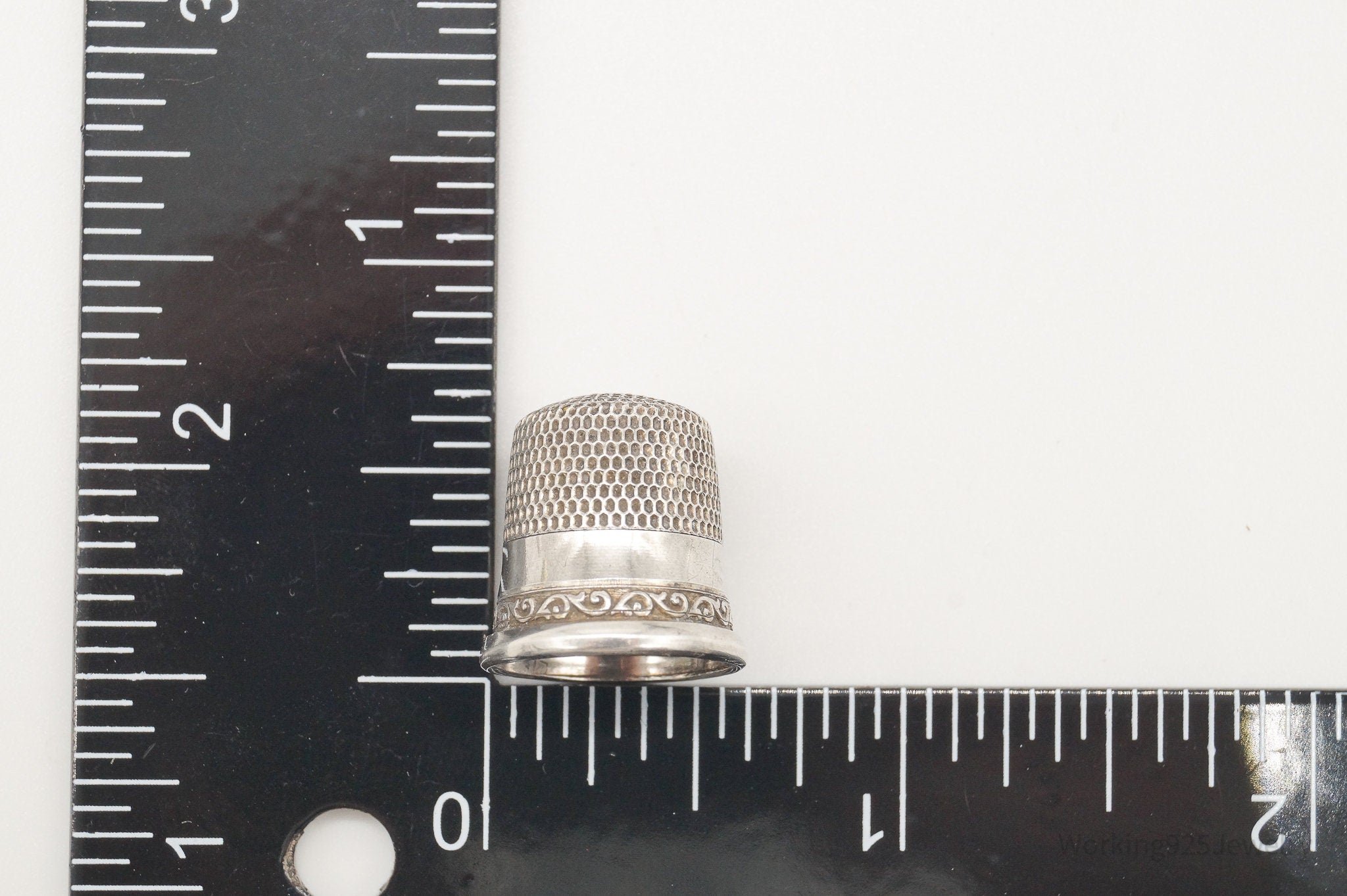 Antique Dome Sterling Silver Thimble