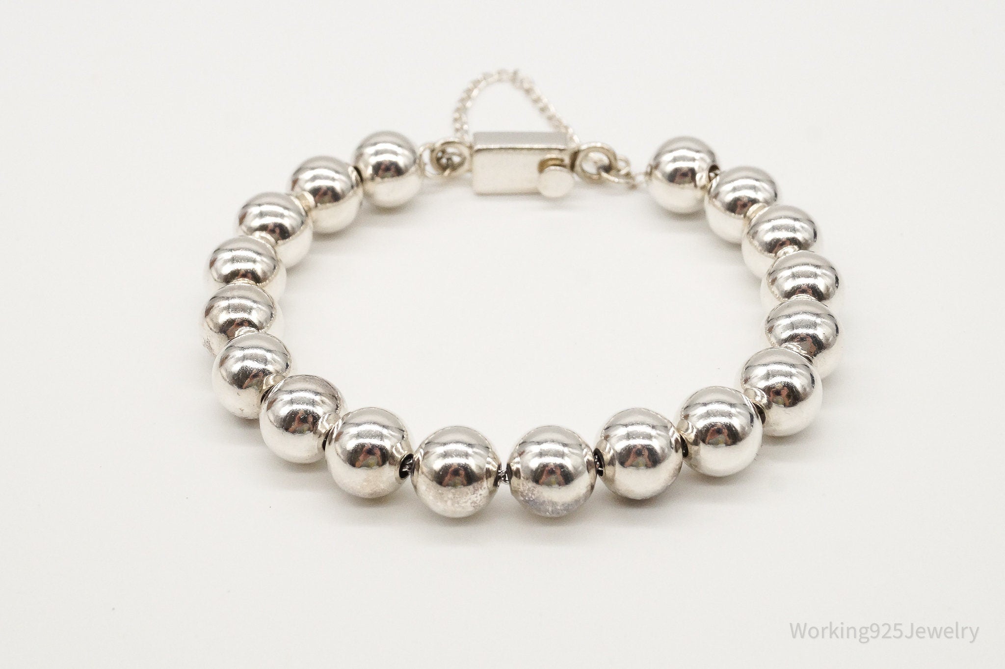 Designer Silpada Beaded Sterling Silver Bracelet