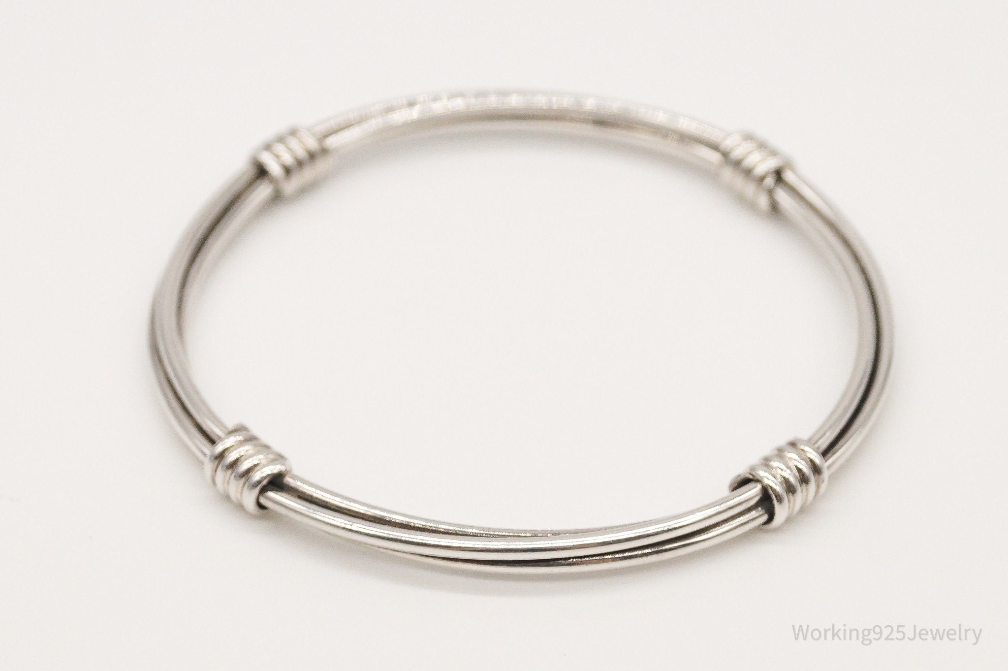 Designer BA Suarti Sterling Silver Bangle Bracelet