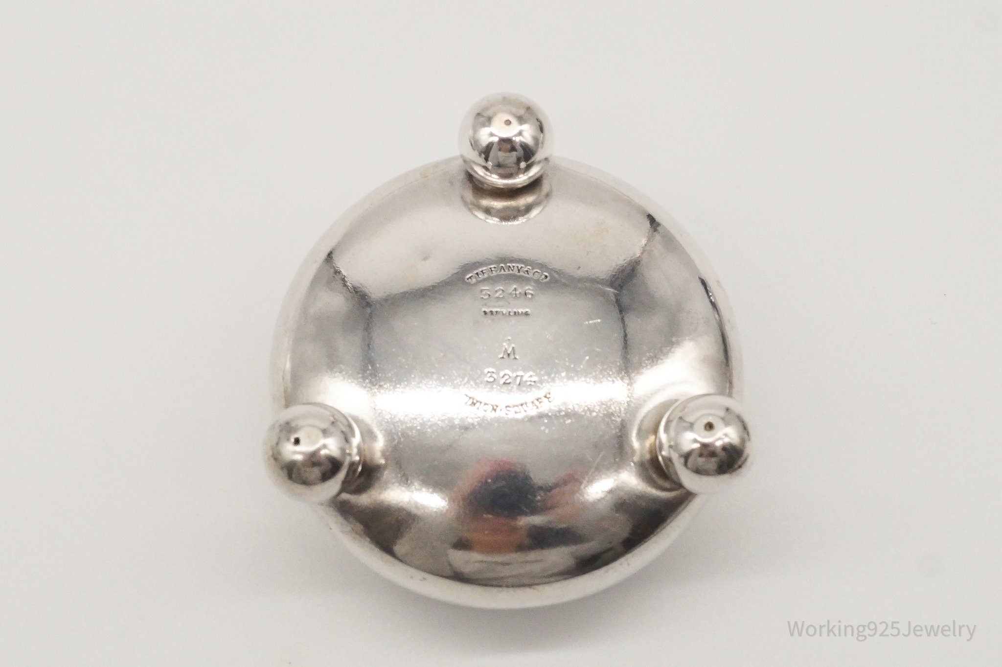 Rare Antique Tiffany & Company Union Square Sterling Silver Salt Cellar