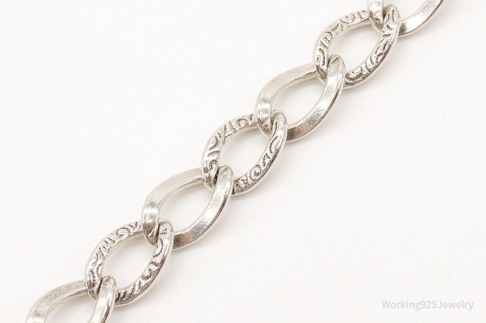 Antique Lestage Sterling Silver Chainlink Bracelet