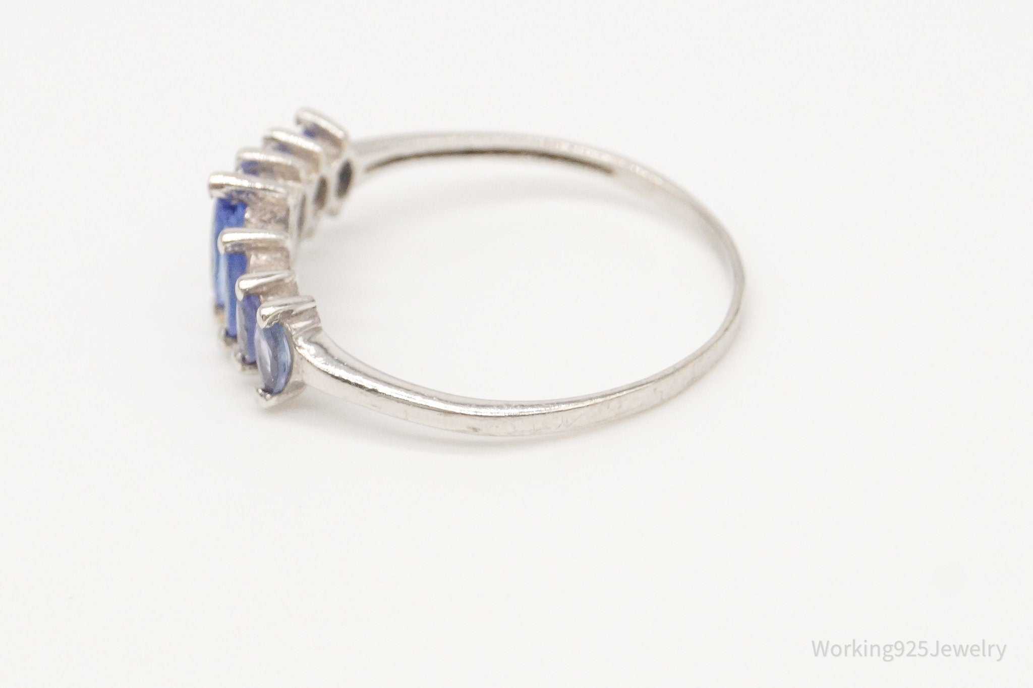 Vintage Iolite Sterling Silver Ring - Size 9