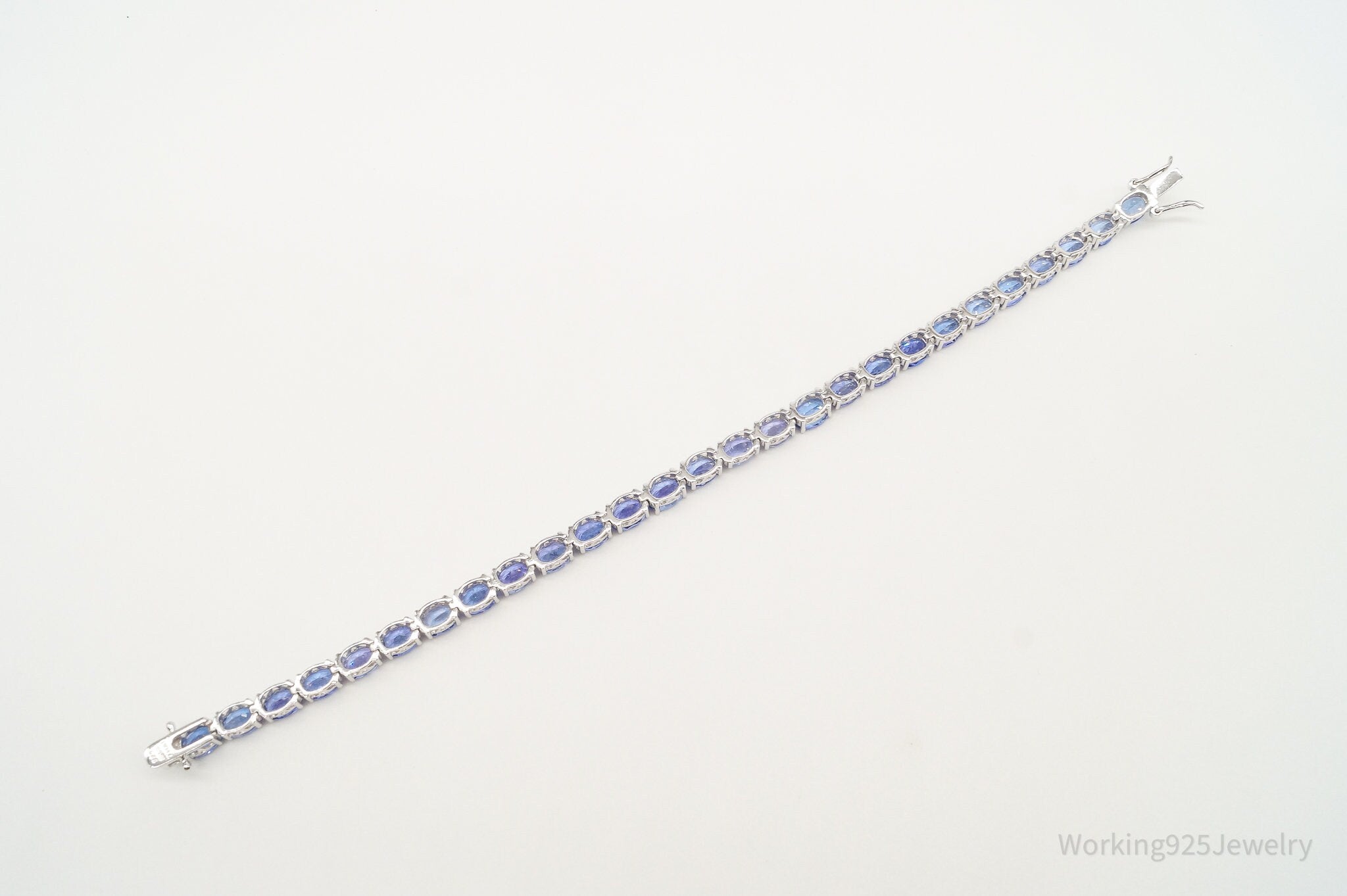 Vintage Iolite Sterling Silver Bracelet