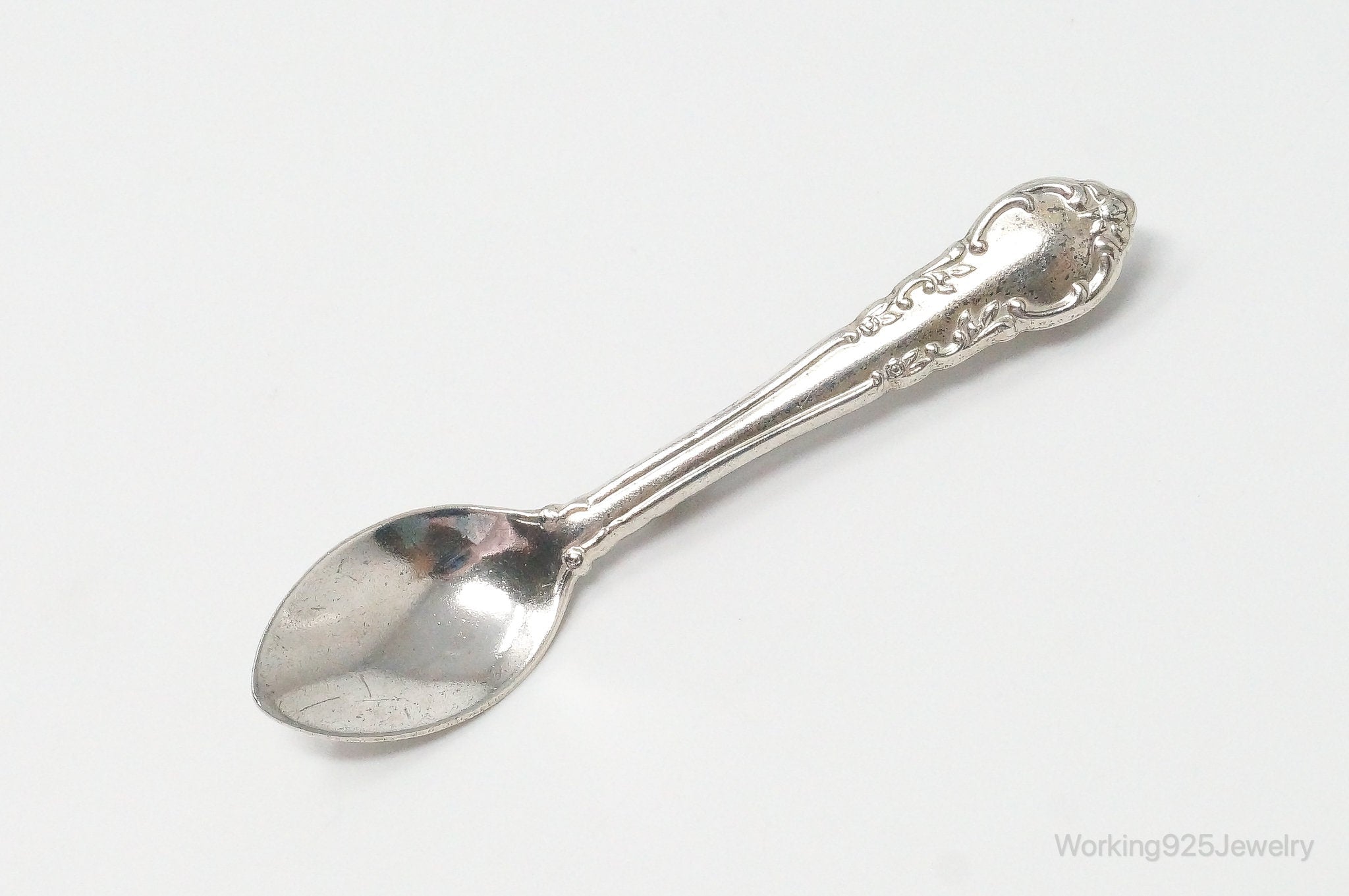 Antique Silverman Brothers Spoon Sterling Silver Brooch Pin