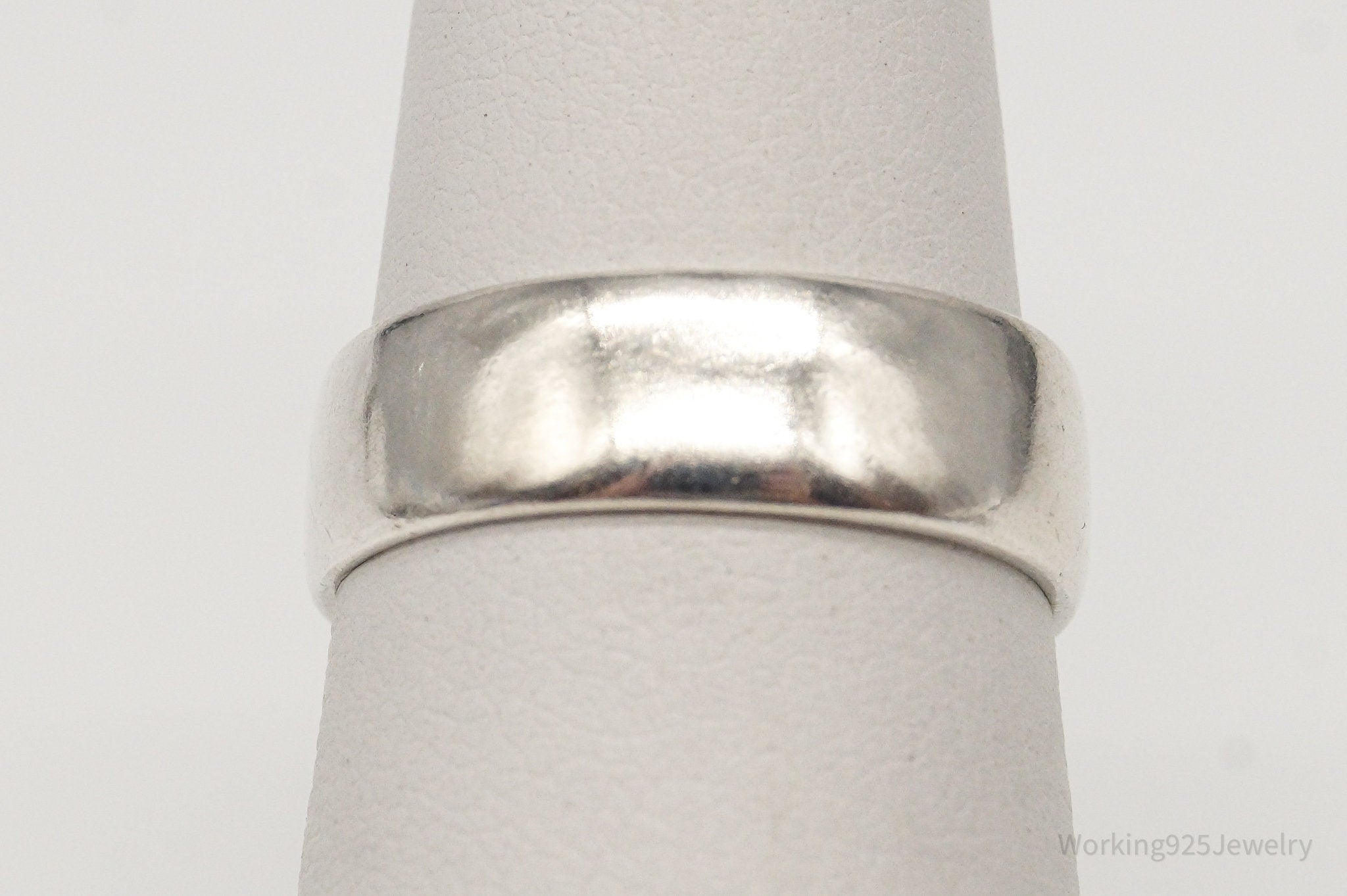 Vintage Designer Carolyn Pollack Sterling Silver Band Ring - Size 6.25