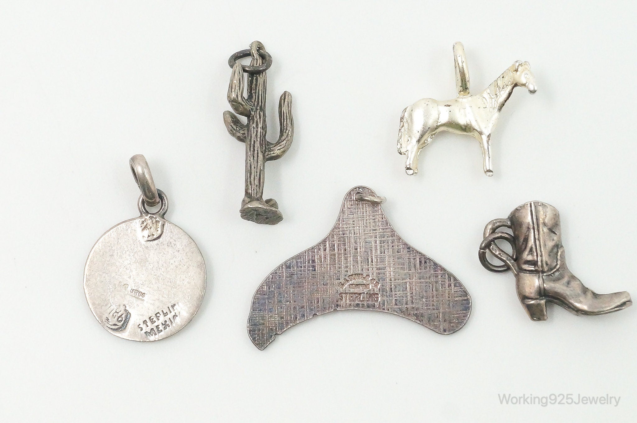 Vintage Antique Native Western Sterling Silver Charms Lot