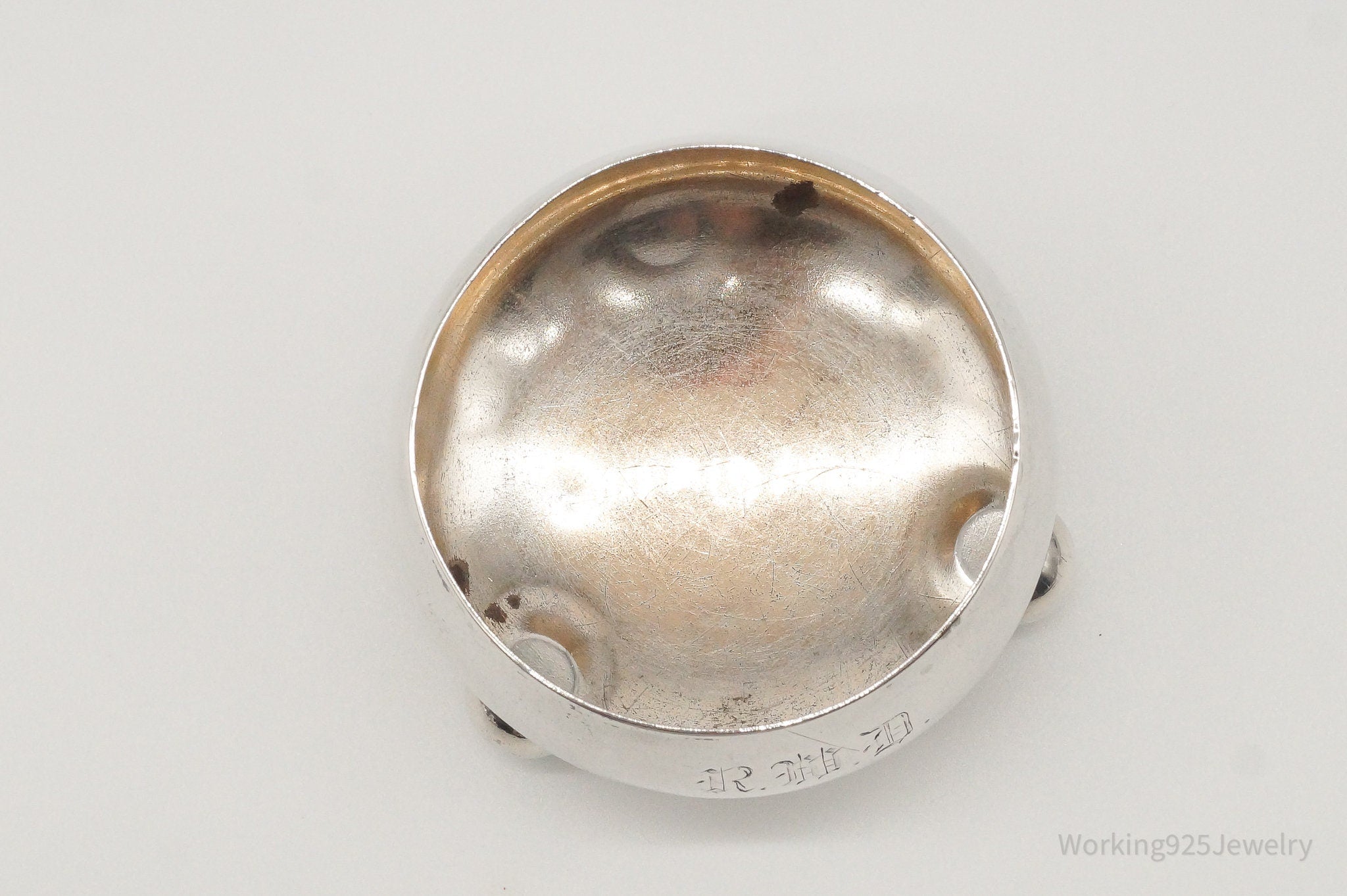 Rare Antique Tiffany & Company Union Square Sterling Silver Salt Cellar