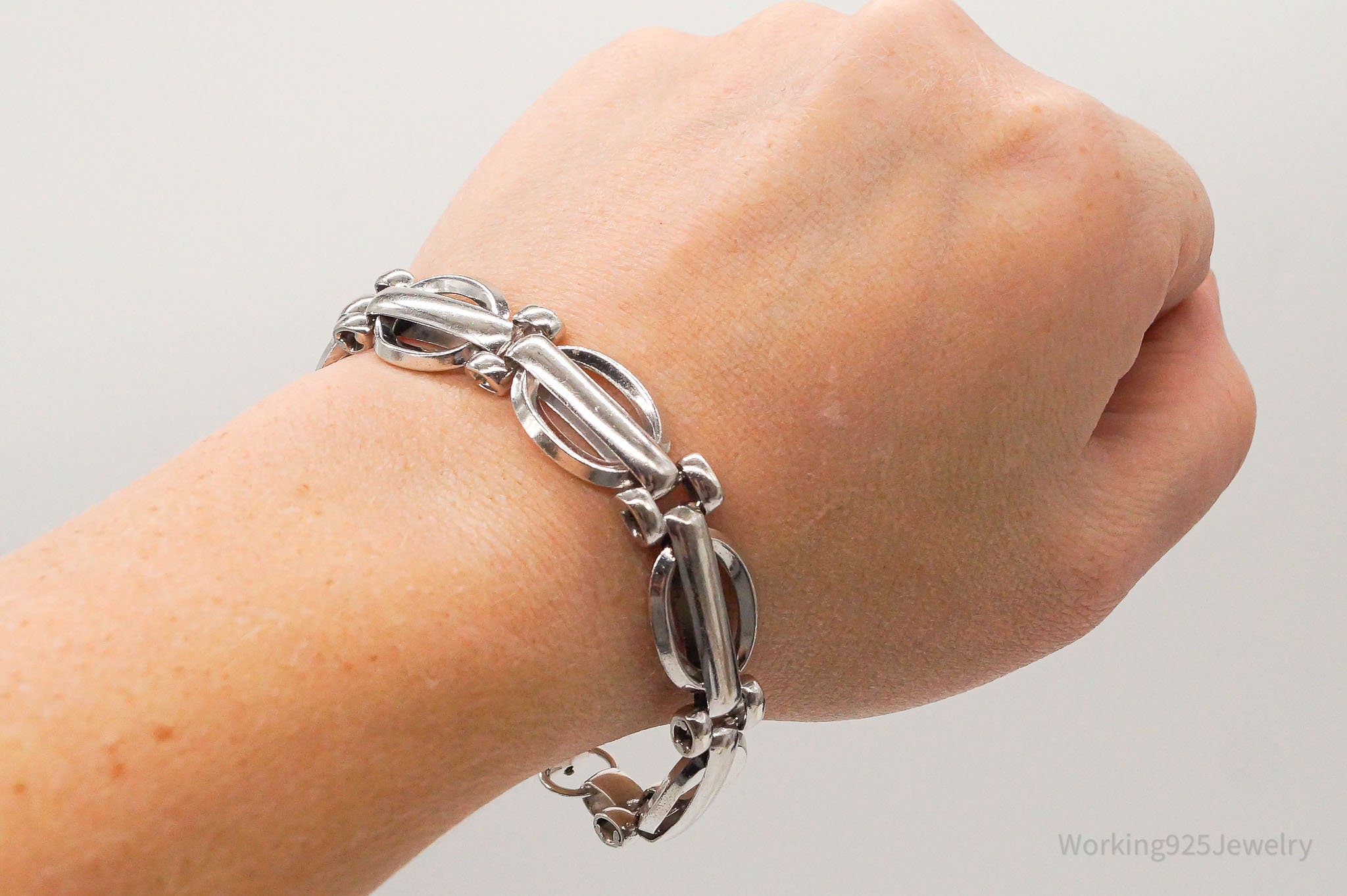 Antique Sterling Silver Chainlink Bracelet