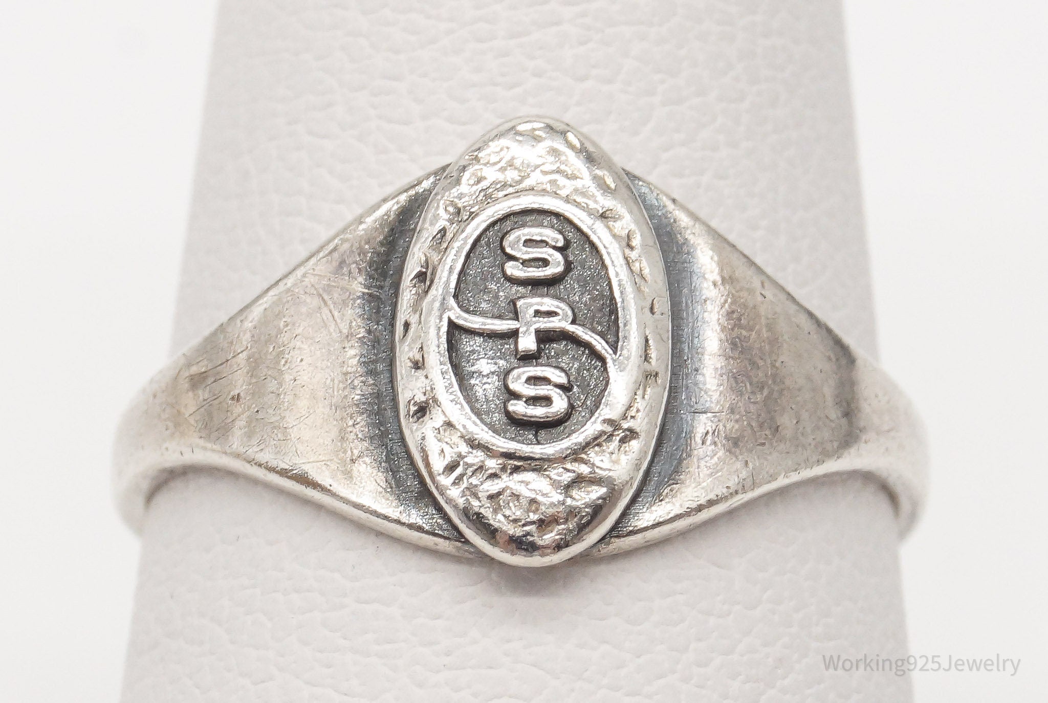 RARE Antique SPS Sterling Silver Ring - Size 6.75