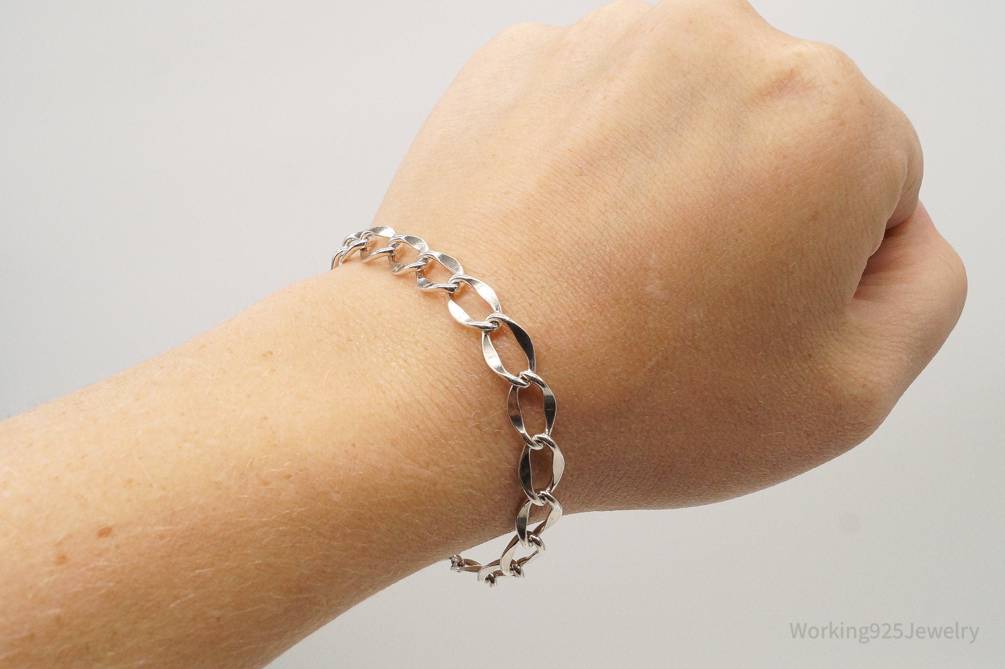 Antique Sterling Silver Chainlink Bracelet