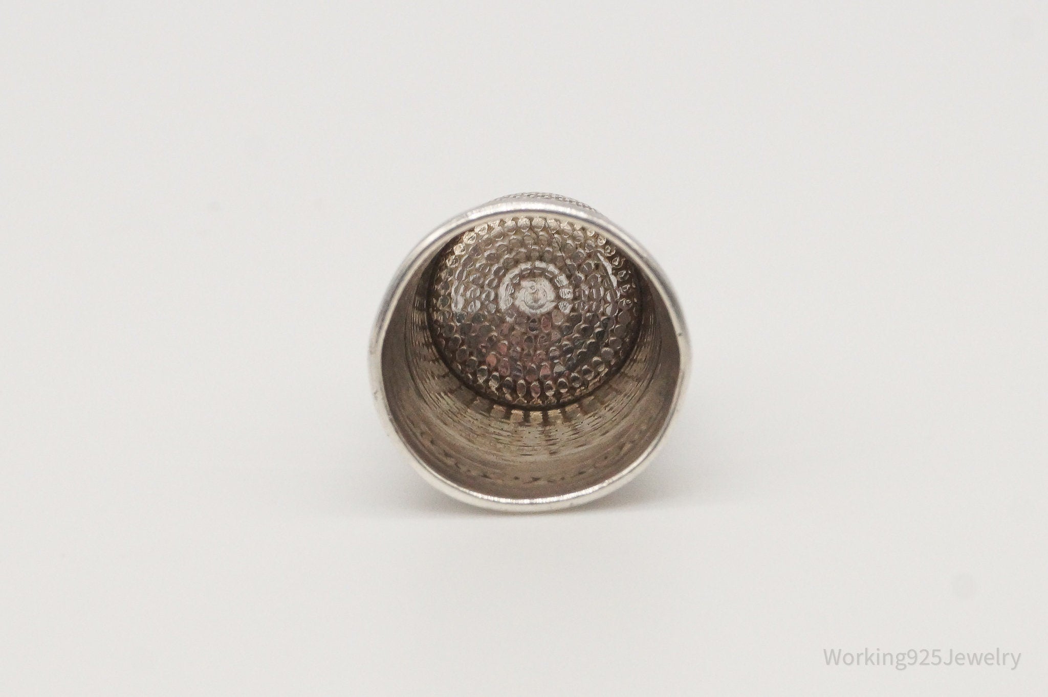 Antique Dome Sterling Silver Thimble