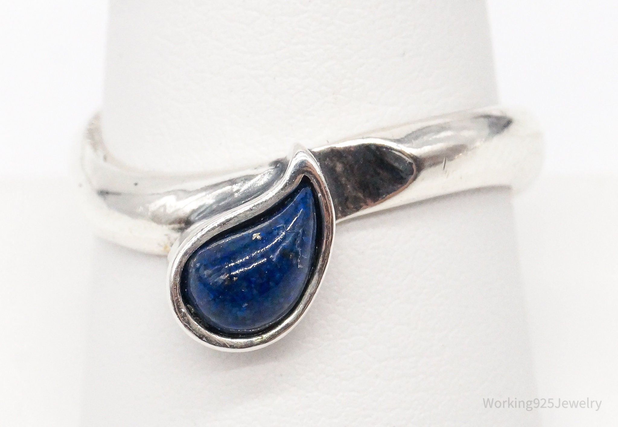 Vintage Carolyn Pollack Relios Lapis Lazuli Sterling Silver Ring - Size 9.25