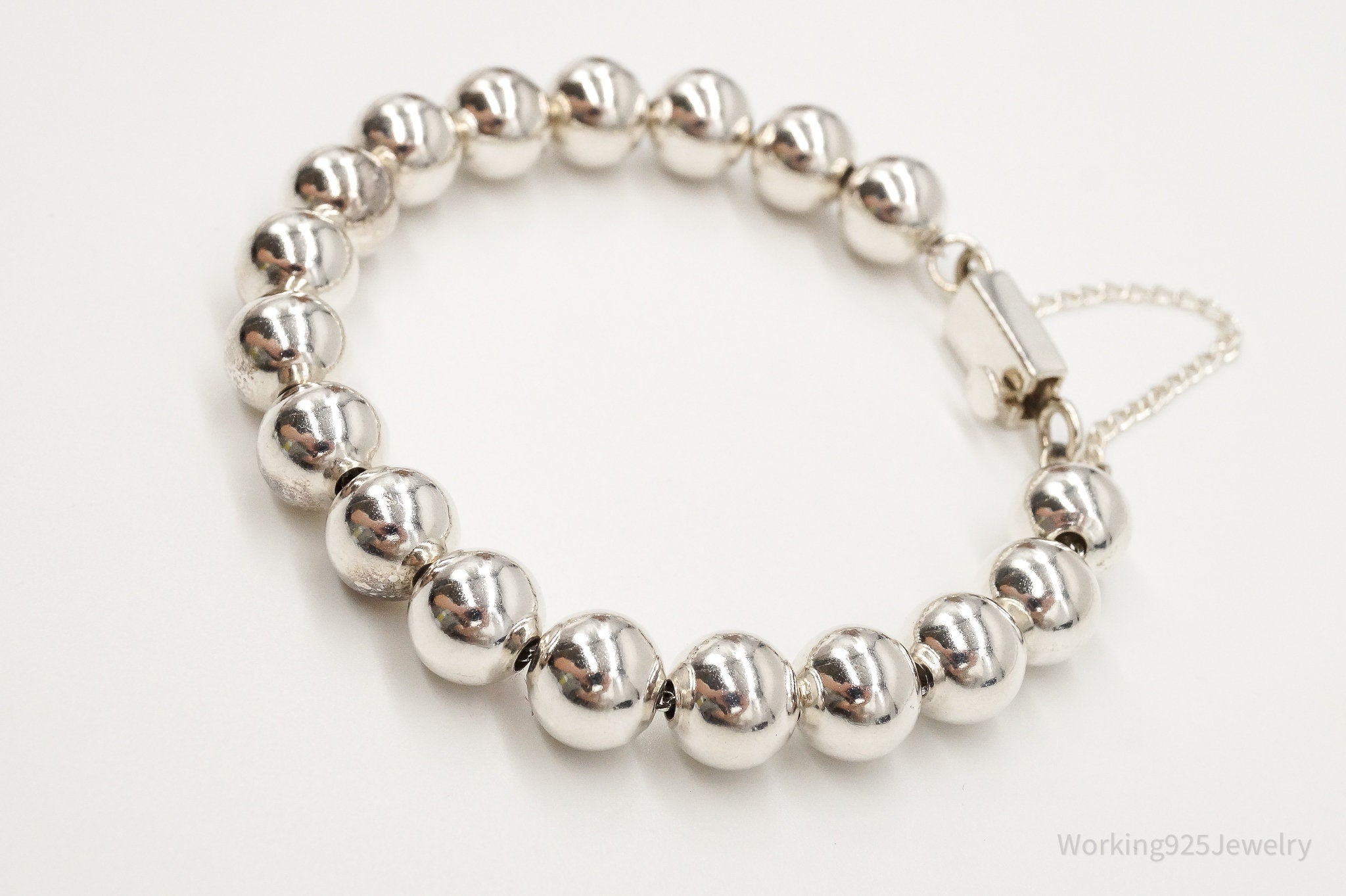 Designer Silpada Beaded Sterling Silver Bracelet