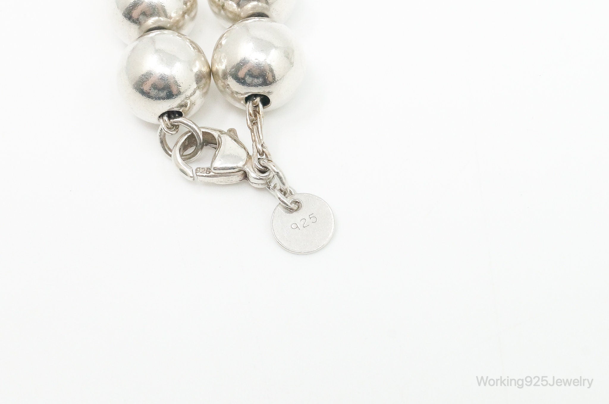 Designer Tiffany & Co HardWear Ball Sterling Silver Bracelet