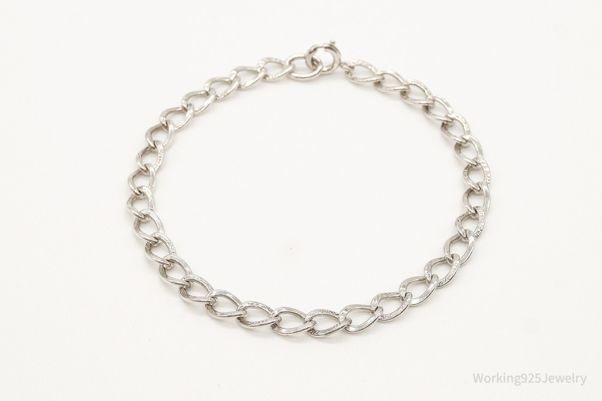 Antique Sterling Silver Chainlink Bracelet