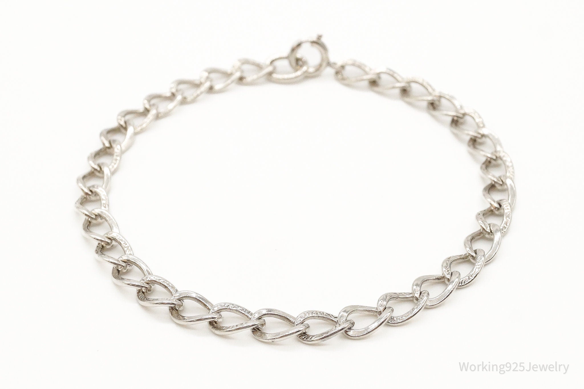 Antique Sterling Silver Chainlink Bracelet