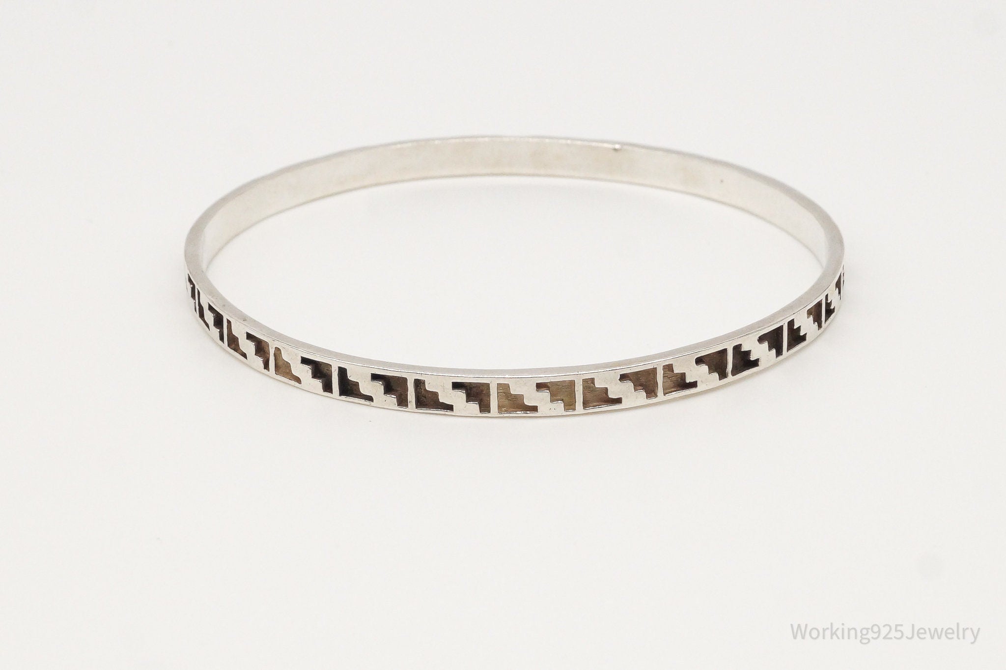 Vintage Designer Kabana Sterling Silver Bracelet