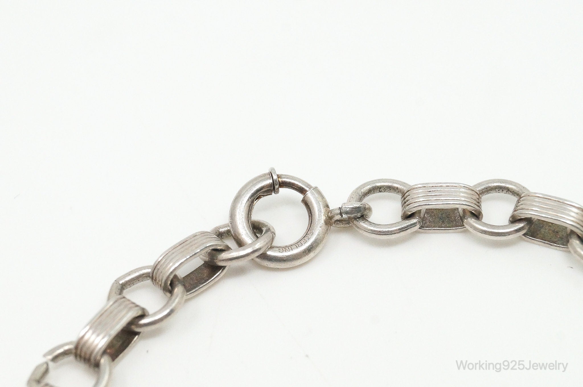 Antique Sterling Silver Chain Bracelet